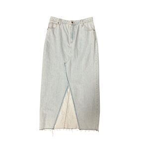 Topshop, Women's Midi / Maxi Jean Skirt, Size U.S. 8, Used